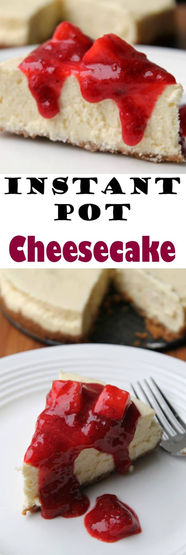 Instant Pot Cheesecake pin