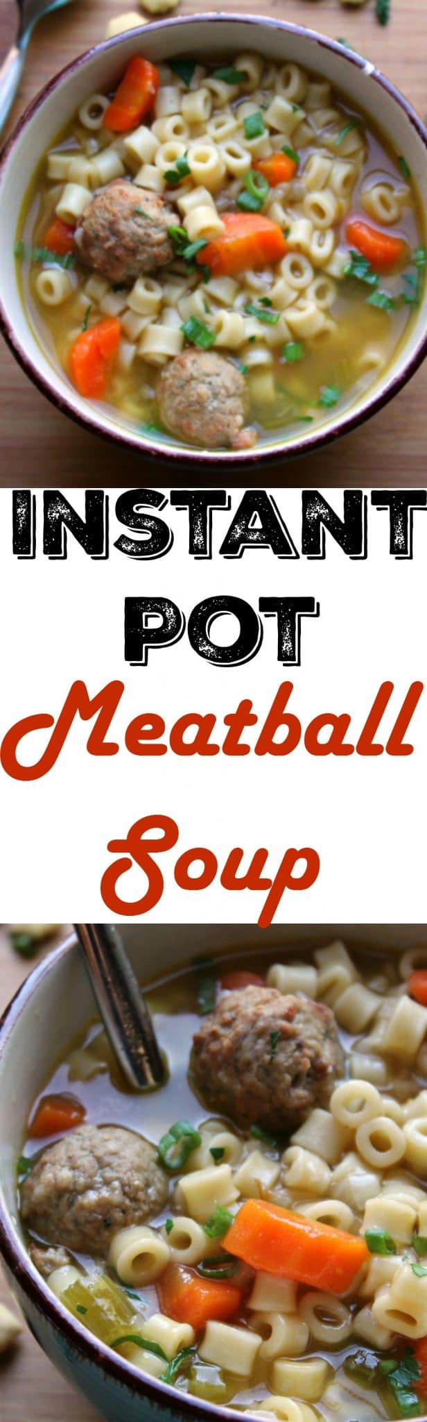 Instant Pot Meatball Soup Recipe
