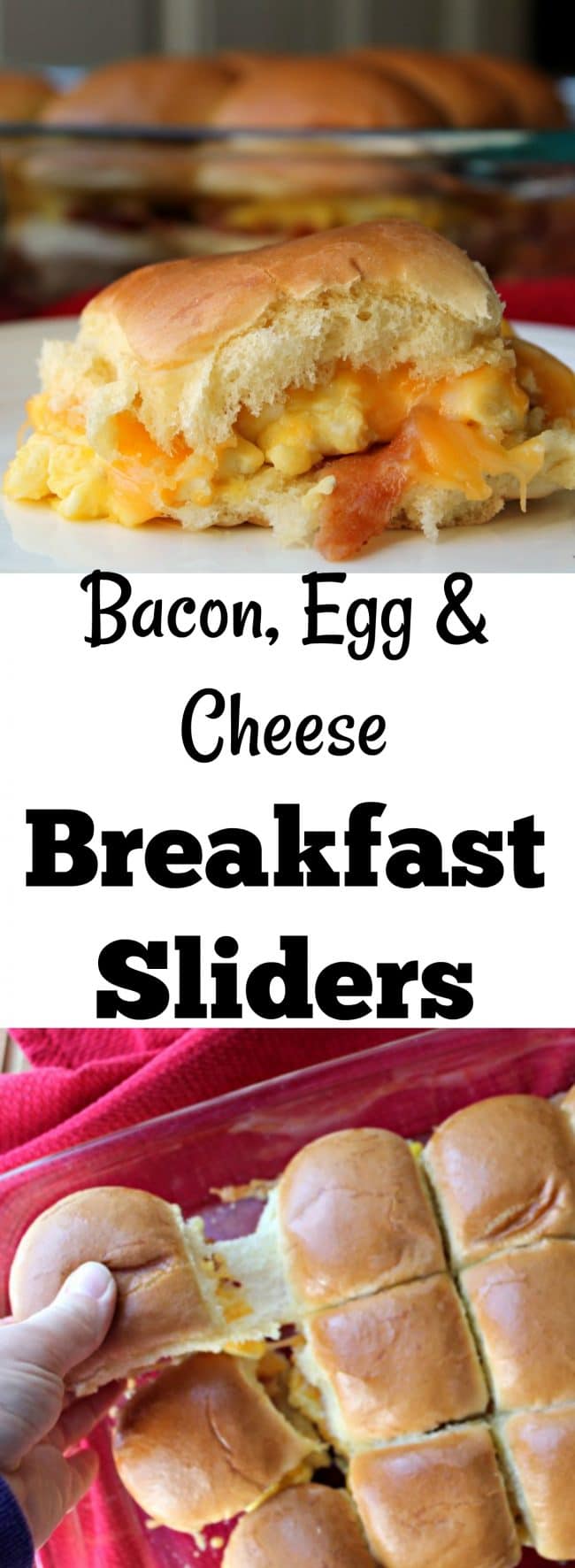 Bacon Egg & Cheese Breakfast Sliders 