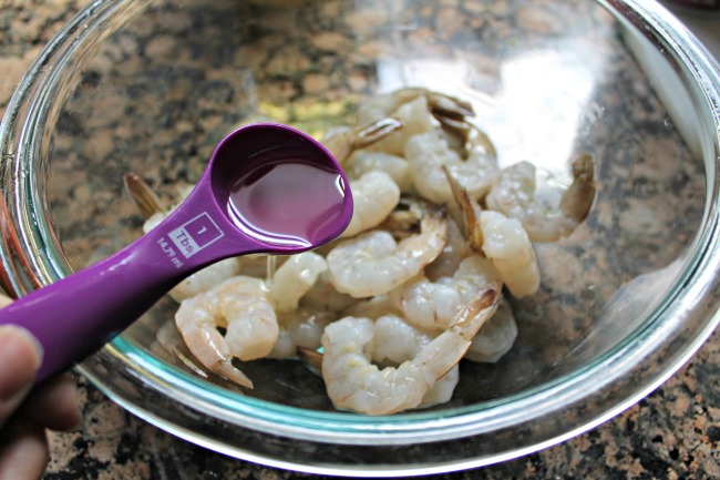 Sheet Pan Shrimp shrimp in bowl