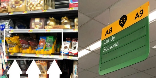 M&M's® Walmart Aisle