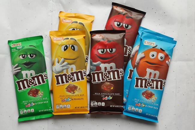 M&M'S® Chocolate Bars all 