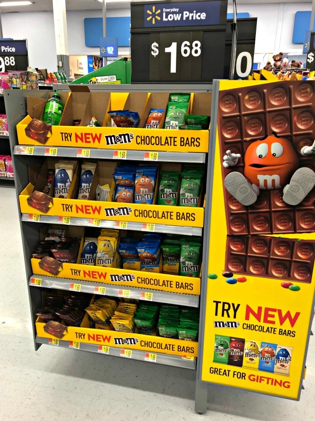 M&Ms display