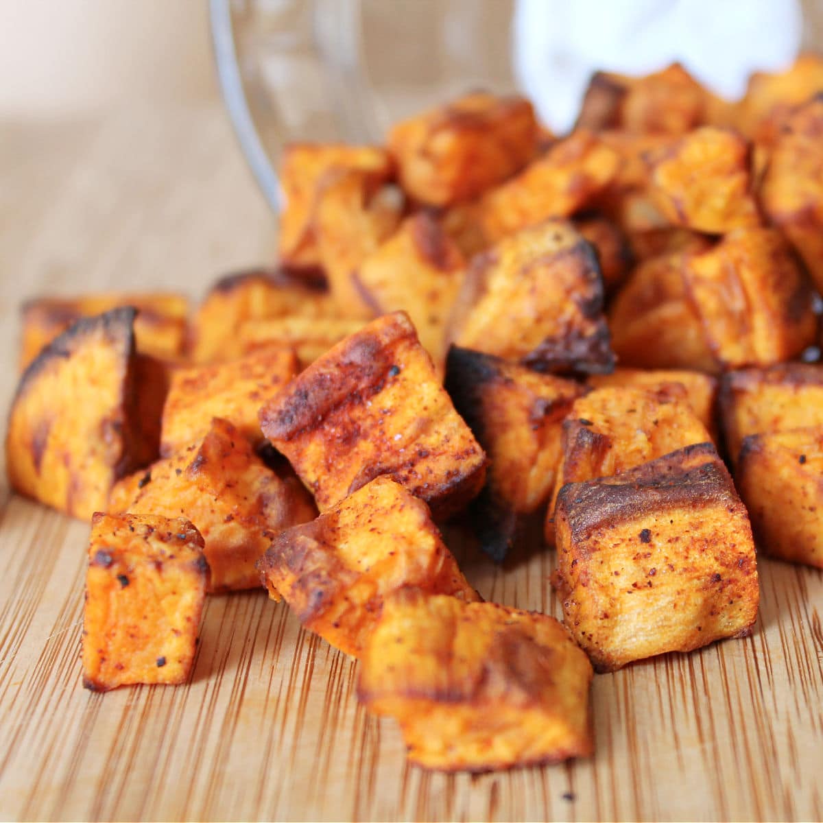 Air Fryer Sweet Potato Cubes - Foody Schmoody Blog