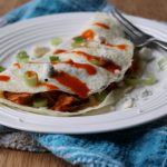 Buffalo Chicken Egg White Omelet plate