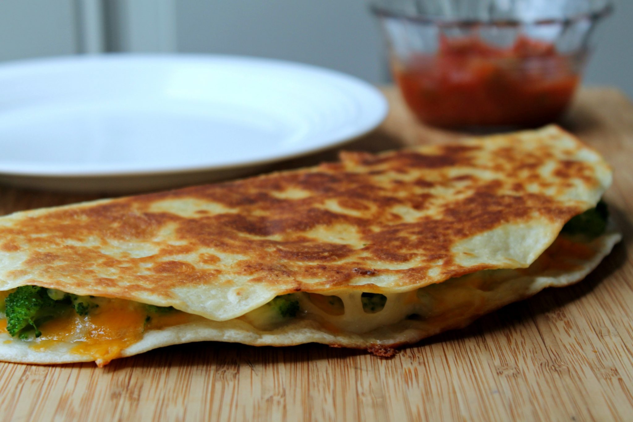 Broccoli Quesadilla (10 minute recipe) Foody Schmoody Blog