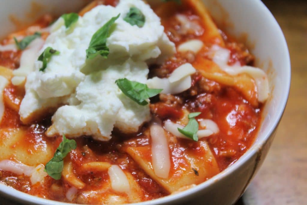 Instant Pot Lasagna Soup - Foody Schmoody Blog