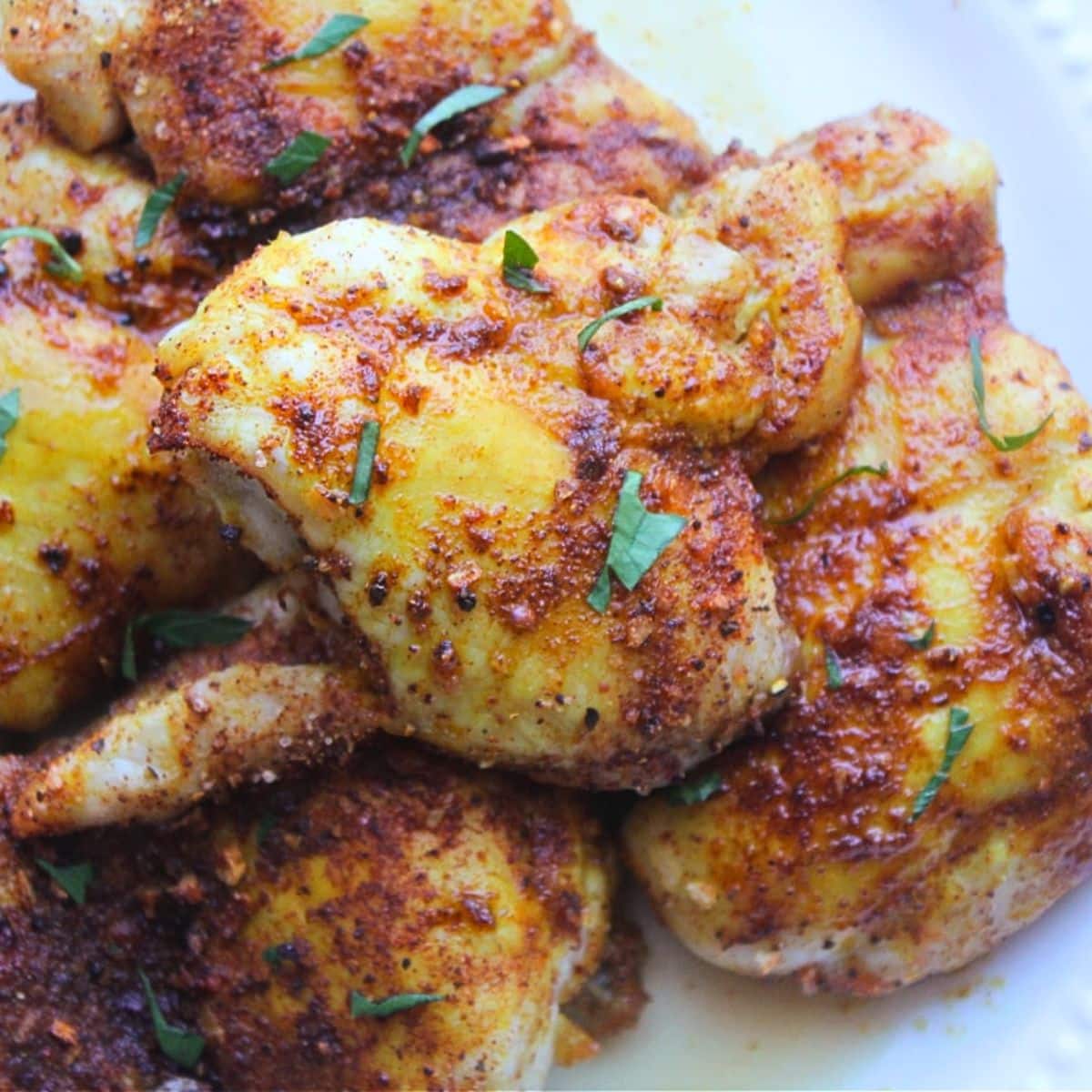 Air Fryer Chicken Thighs (Boneless) - Foody Schmoody Blog