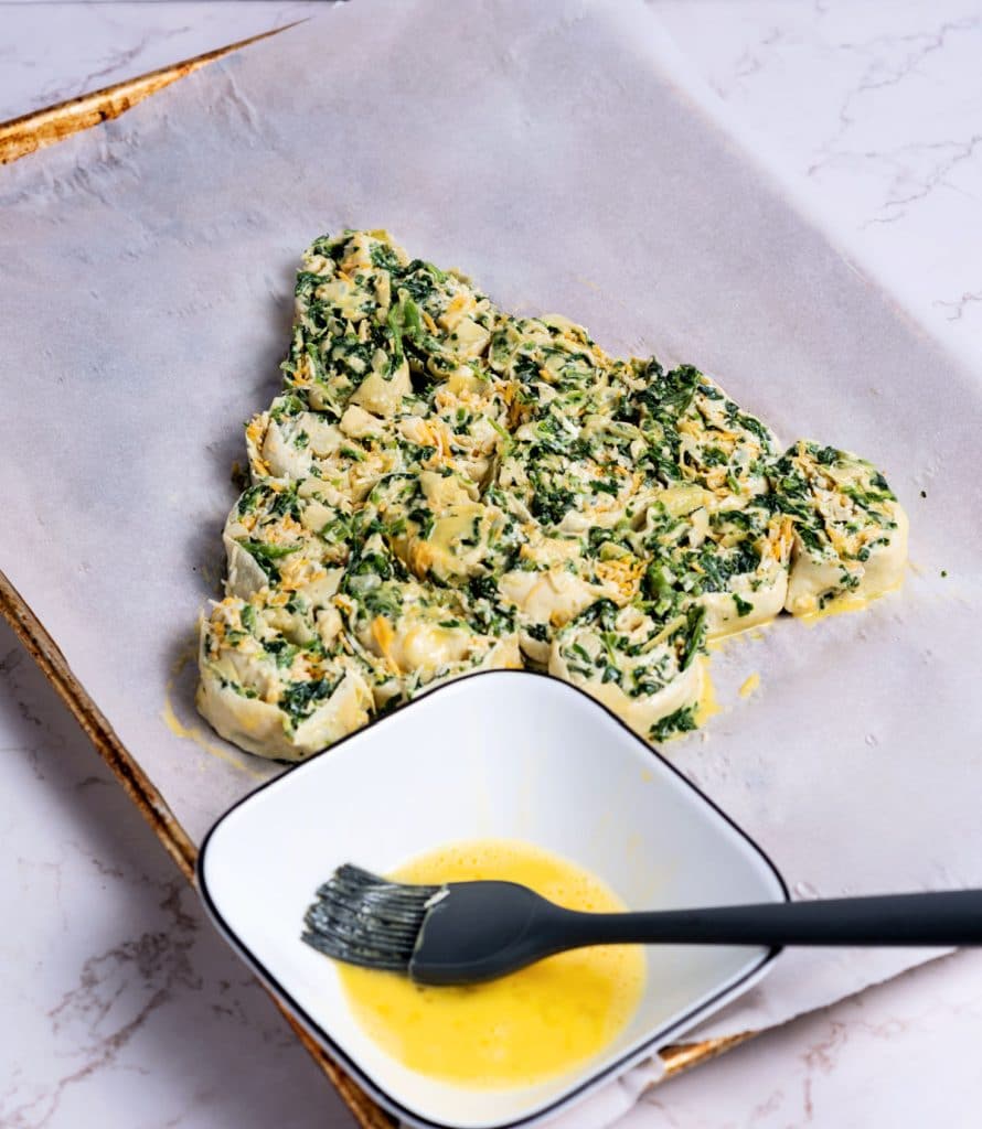 Spinach Dip Christmas Tree Appetizer Foody Schmoody Blog