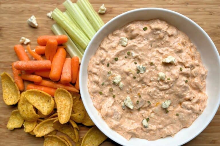Cottage Cheese Buffalo Chicken Dip Foody Schmoody Blog